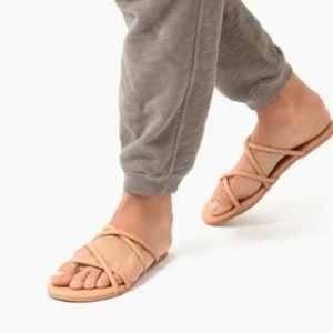 Tkees Sloan Leather Strappy Sandals Sz 11